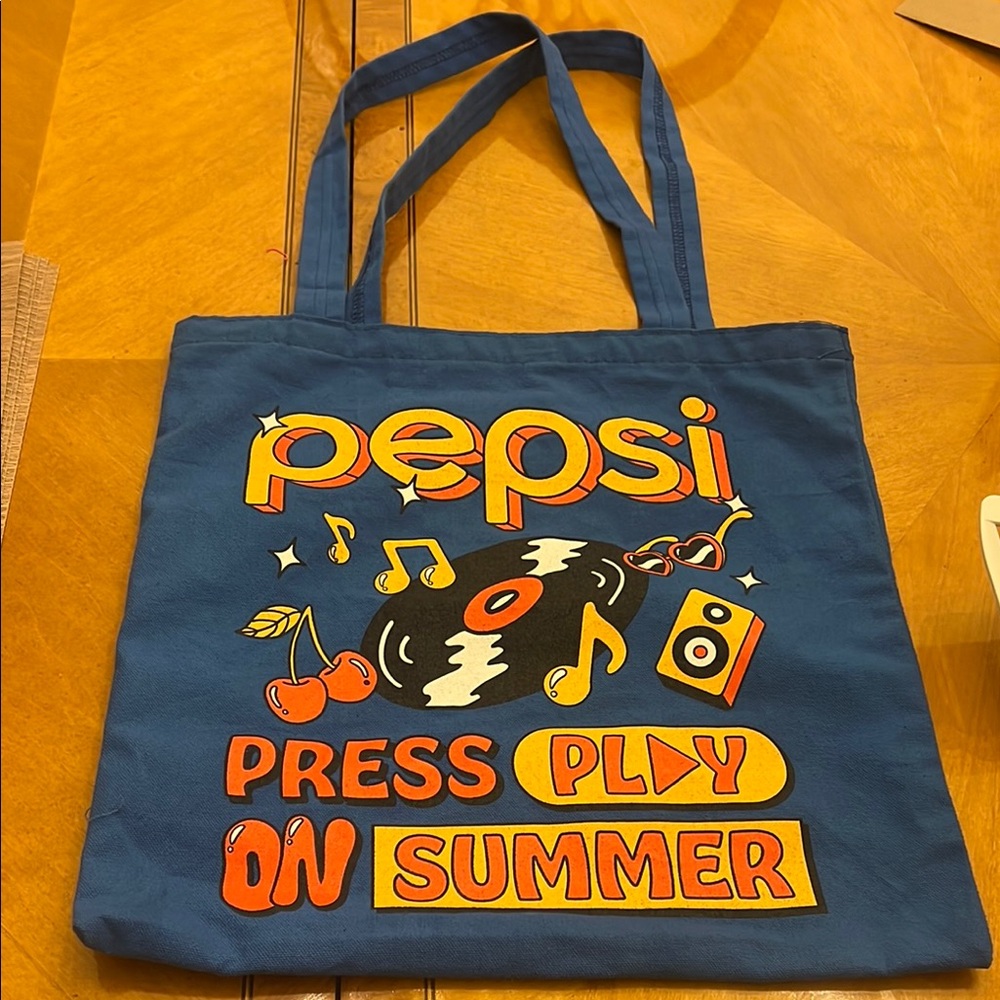 Pepsi Blue Tote Bag